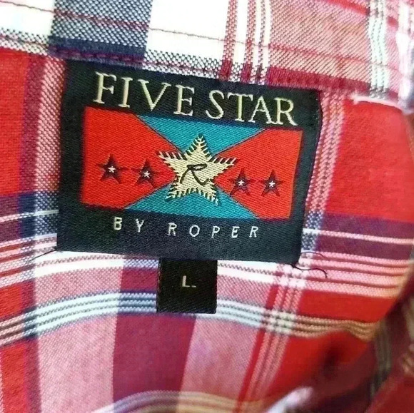 Five Star by Roper Boys Long Sleeve  Button-Down - Picture 4 of 4
